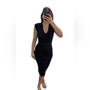 Reiss black dress